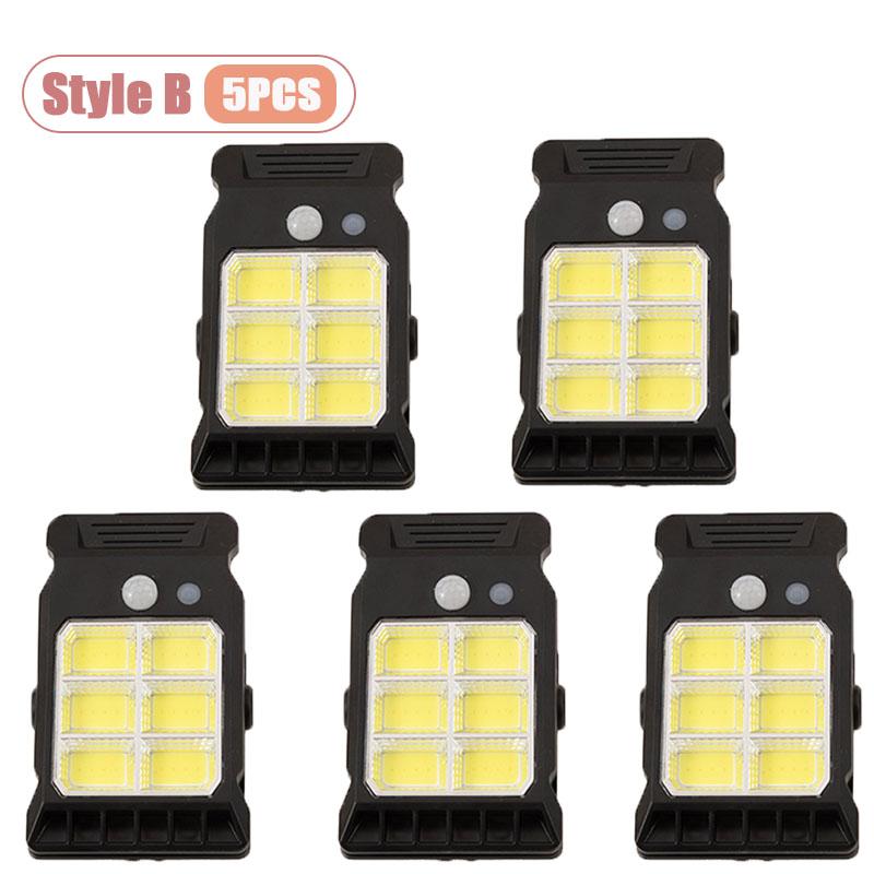 Solar Garden Lights Motion Sensor Clip-on Outdoor Lighting Multi Functional Yard Lawn Lights for Home Patio Garden Decoration