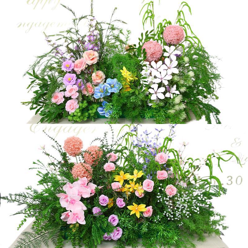 Mori Style Artificial Wedding Aisle Flowers