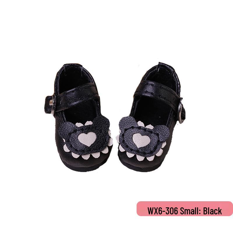 Genuine Six-Point BJD Doll Shoes - Multi-Color Little Bear Egg Roll Style, YOSD Compatible and Versatile Cherry Design for Female Dolls