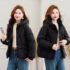 New hooded down padded clothes mother padded jacket middle-aged and elderly padded clothes women's short padded clothes winter coat