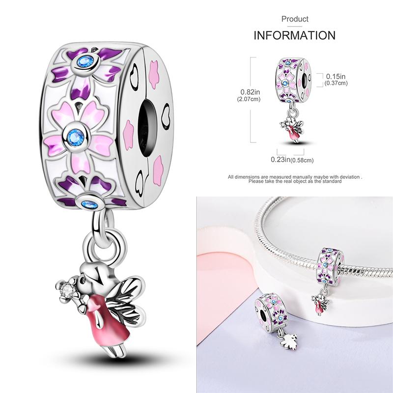 Copper Charms Clock Ocean Sea Turtle Mermaid Heart Shape Beads Fit Original Pan Pendant Bracelet Diy Woman Jewelry