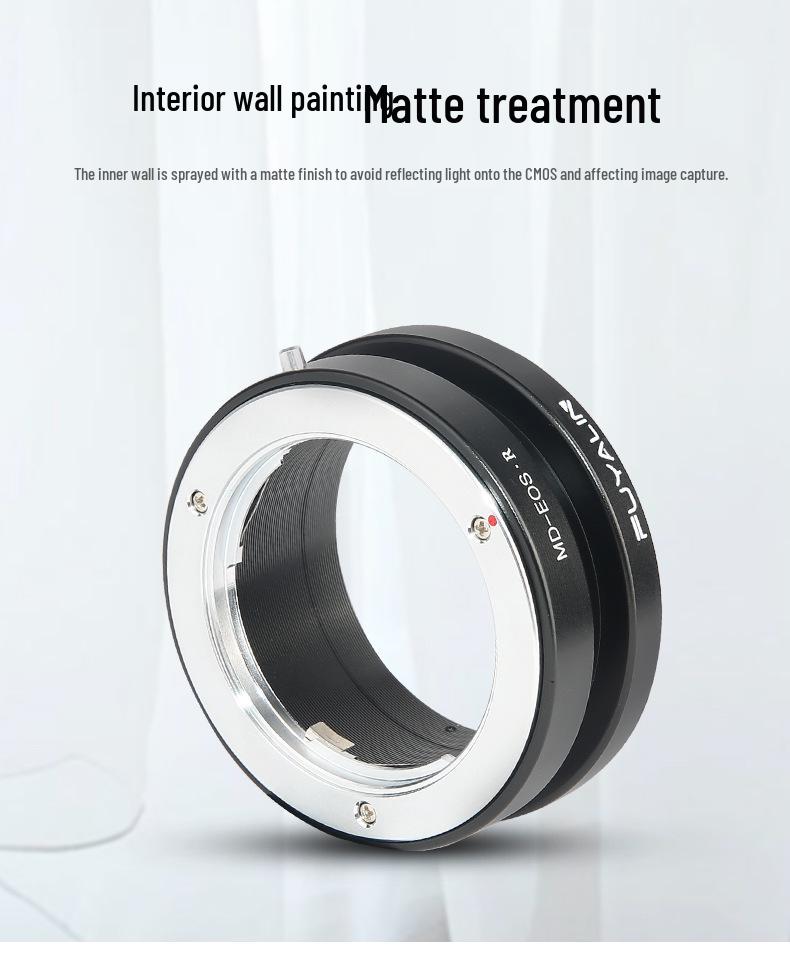 MD-EOSR Lens Adapter for Minolta MD Lenses To Canon EOS R/RP/R5/R6 Mirrorless Cameras