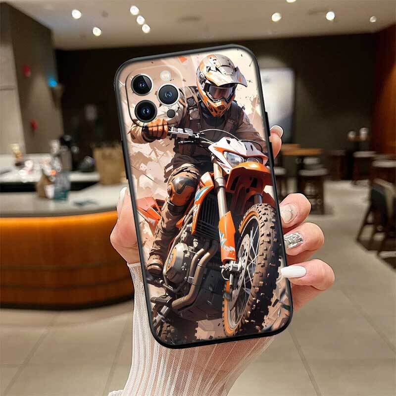 Motorcycle Racing Phone Case for Xiaomi Poco C40 C51 C50 C55 C65 C71 C75 C85 F8 F7 F6 F5 F3 F2 X7 X6 X4 X3 X2 M7 M6 M5 M4 M3 M2 Pro