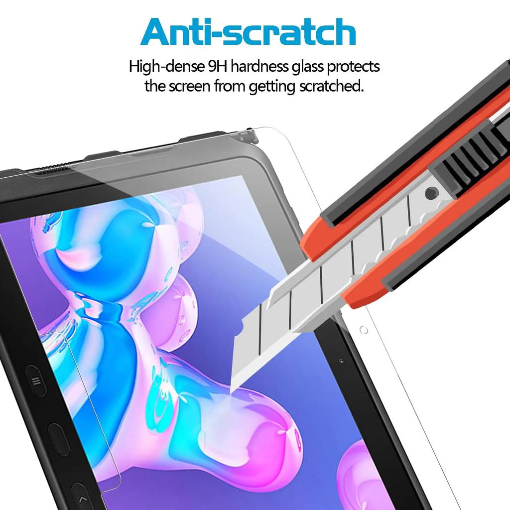 1/2/3PCS Screen Protector for Samsung Galaxy Active Pro 2019/Active4 Pro 2022 10.1 Tempered Glass SM-T545/T547/T636