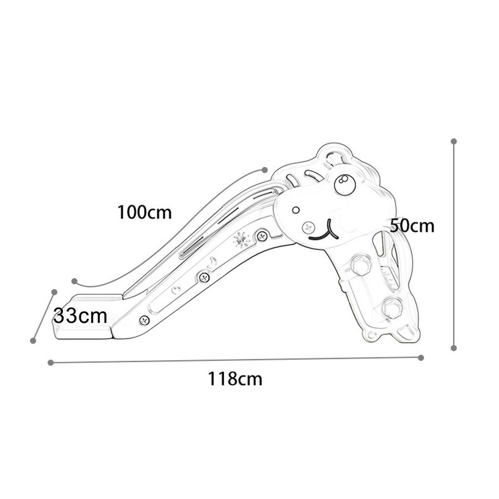 Toddler Slide Folding Plastic Stable Structure Kids Climber Slide for Kids