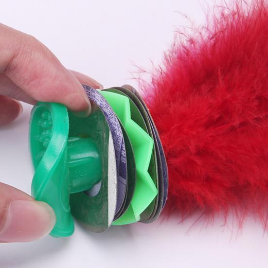 Volant Base Stable Anti-chute Inaltérable Résistant aux coups de pied Ne perd pas ses plumes Plumes colorées 20cm Volant chinois pour étudiant