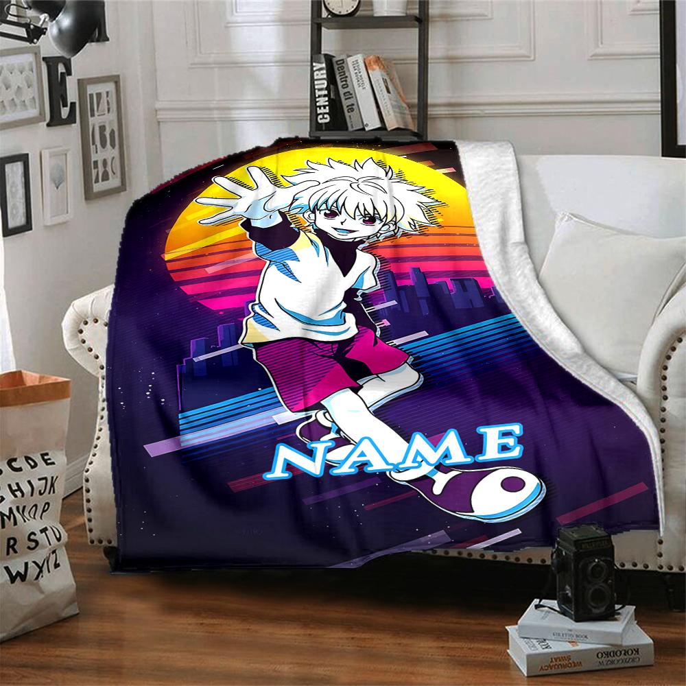 Custom 1pc Name's Adventure Blanket, Soft And Comfortable Blanket, Casual Warm, Camping Travel Blanket, Birthday Gift Q912129