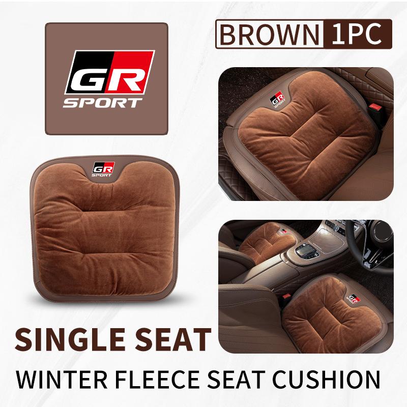 

For Toyota Car Flannel Styling Soft Seat Cushions Cover Decoration Auto Interior Accessories chr Corolla Camry rav4 Yaris hilux