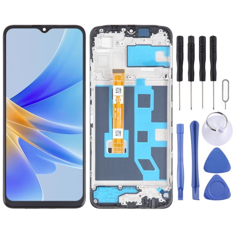 

OEM РК-екран для OPPO A17, повний комплект дигітайзера з рамкою