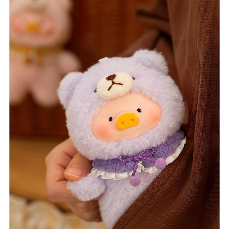 Lulu The Piggy Pig Vintage Bunny Bear Joyful Time Series Blind Box Figures 1PC Plush Cute Collectible Toys Kawaii Birthday Gifts