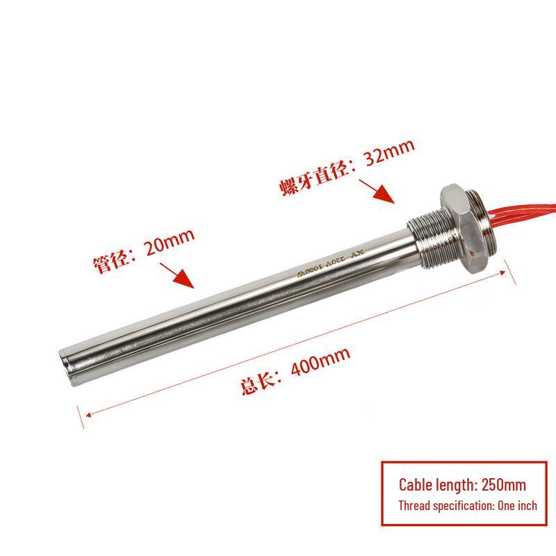 Stainless Steel Single-Head Electric Immersion Heater
