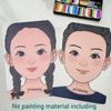 Makeup Practice Board - Face Paint Board, Reusable Painting Exercise Template, Stage & Home Makeup Tool for Boys & Girls