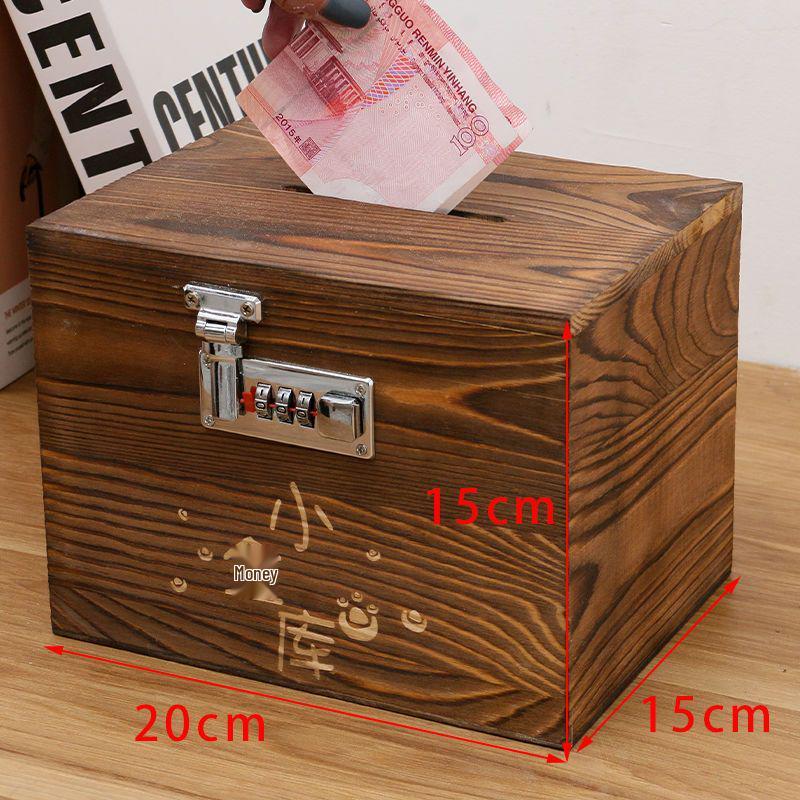 Retro Abschließbare Spardose mit Zahlenschloss - Kreatives Geschenk für Kinder