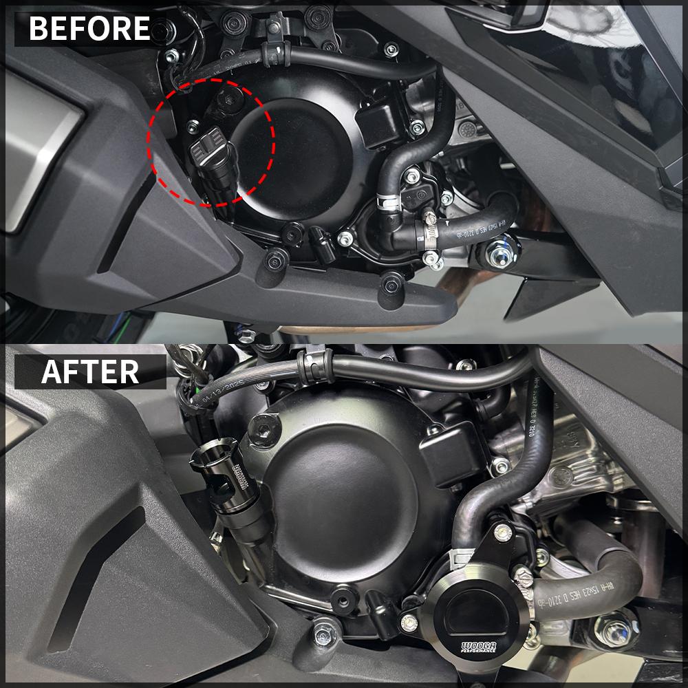 Oil Dipstick Fit For Honda ADV350 Forza350 NSS350 PCX160 ADV160 Engine Gauge Oil Pullhandle Level Cap ADV Forza 350 PCX ADV 160