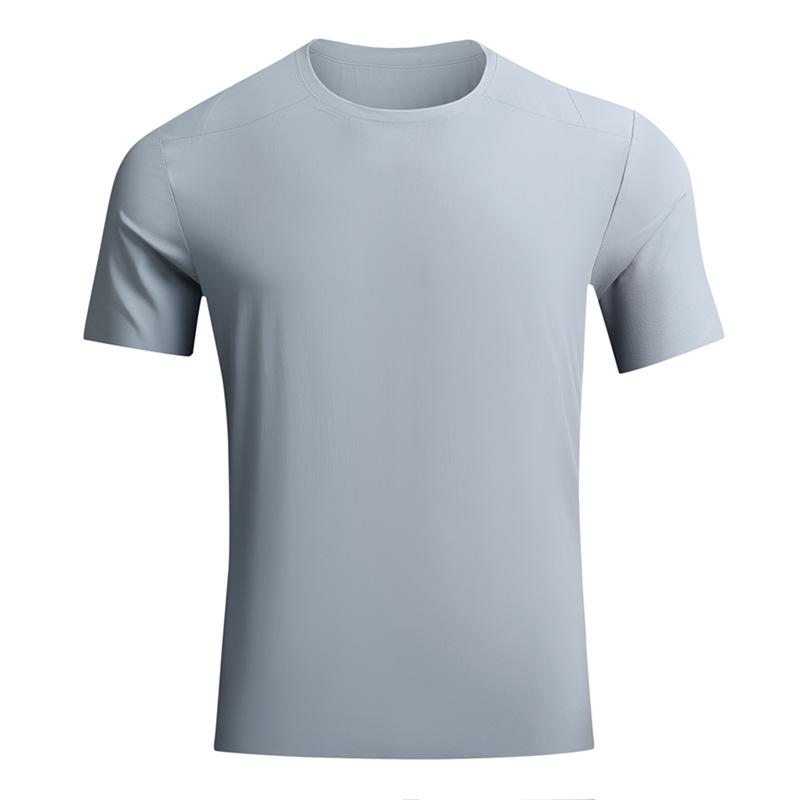 

Men s Breathable Quick-Dry Ice Feel Elastic Sports T-Shirt 5XL (180-195 lbs)