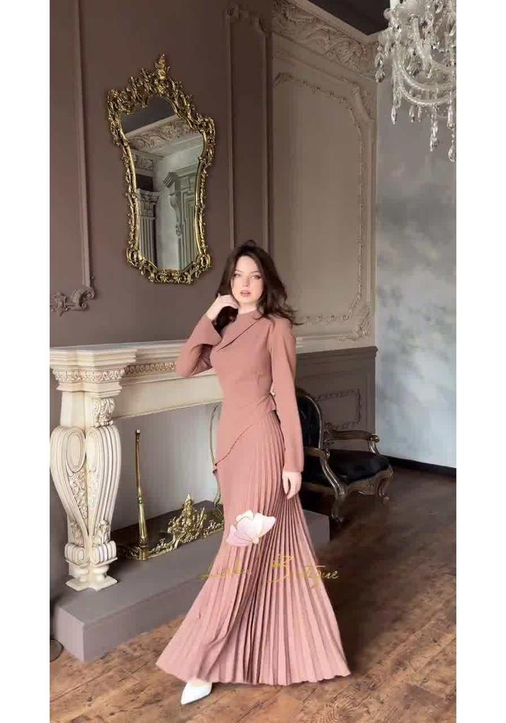 2025 Spring Luxurious Slimming Long Sleeve Dress for Women