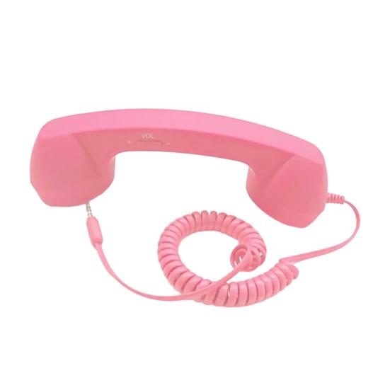 Retro Phone Handset with 3.5MM Socket Cellphone Smartphone Receiver with Microphone Speaker Universal Vintage Old Telephone Handset