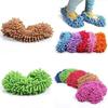 1 Pair Mop Slippers Shoes Brushing Foot Socks Floor Cleaner Bathroom Office Kitchen Supplies Random Color Deft Design