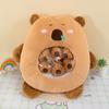 Creative Capybara Snack Pillow A Bag of Snacks Kapibara Doll Plush Toy Pillow Cushion