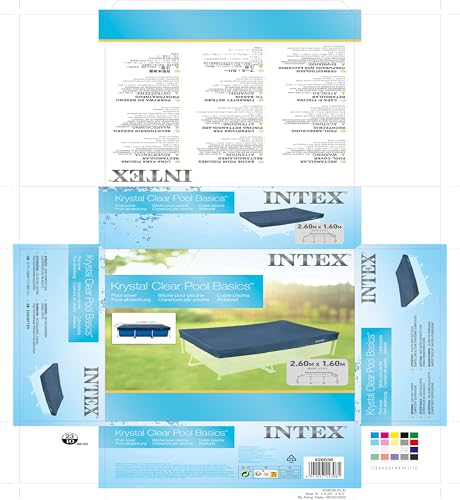 INTEX Rectangular Pool Cover 28036 [Official Japanese Product]