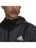 Adidas Team Tennis Jacket Gray Solid Size M Men's BP246, Black/Dark Heather, Gray/White (H31442),