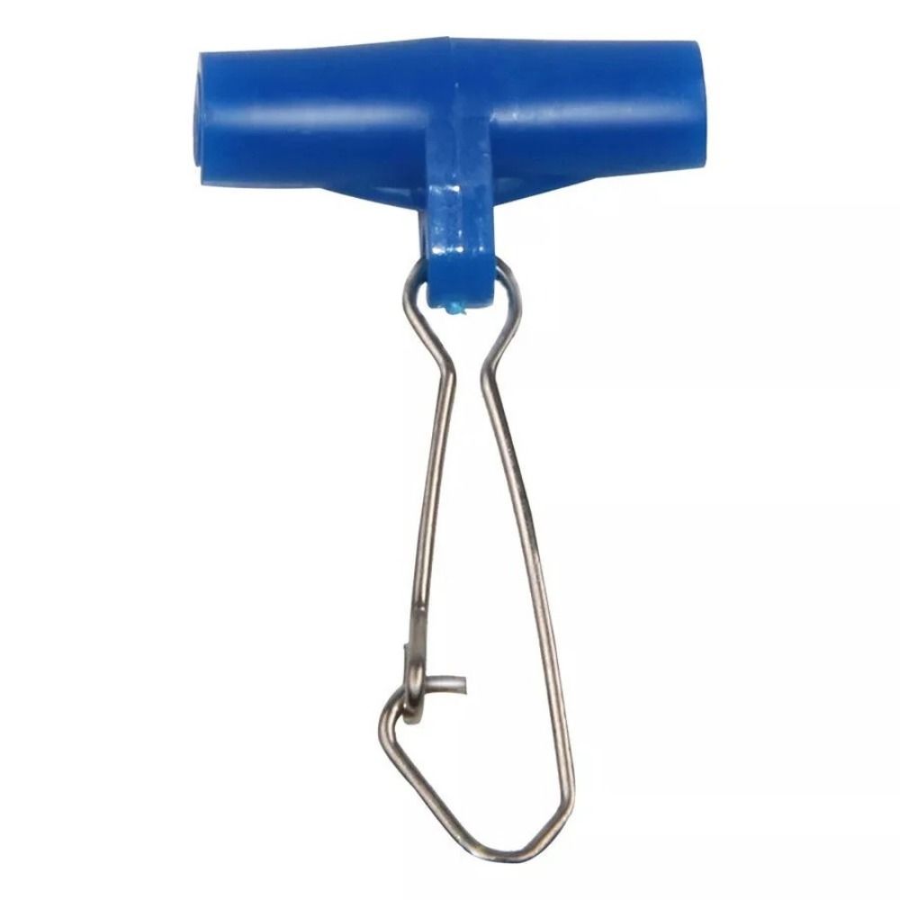 25pcs Plastic Head Heavy Duty Fishing Line Sinker Hooked Snaps Fishing Scale Plastic Head Fishing
