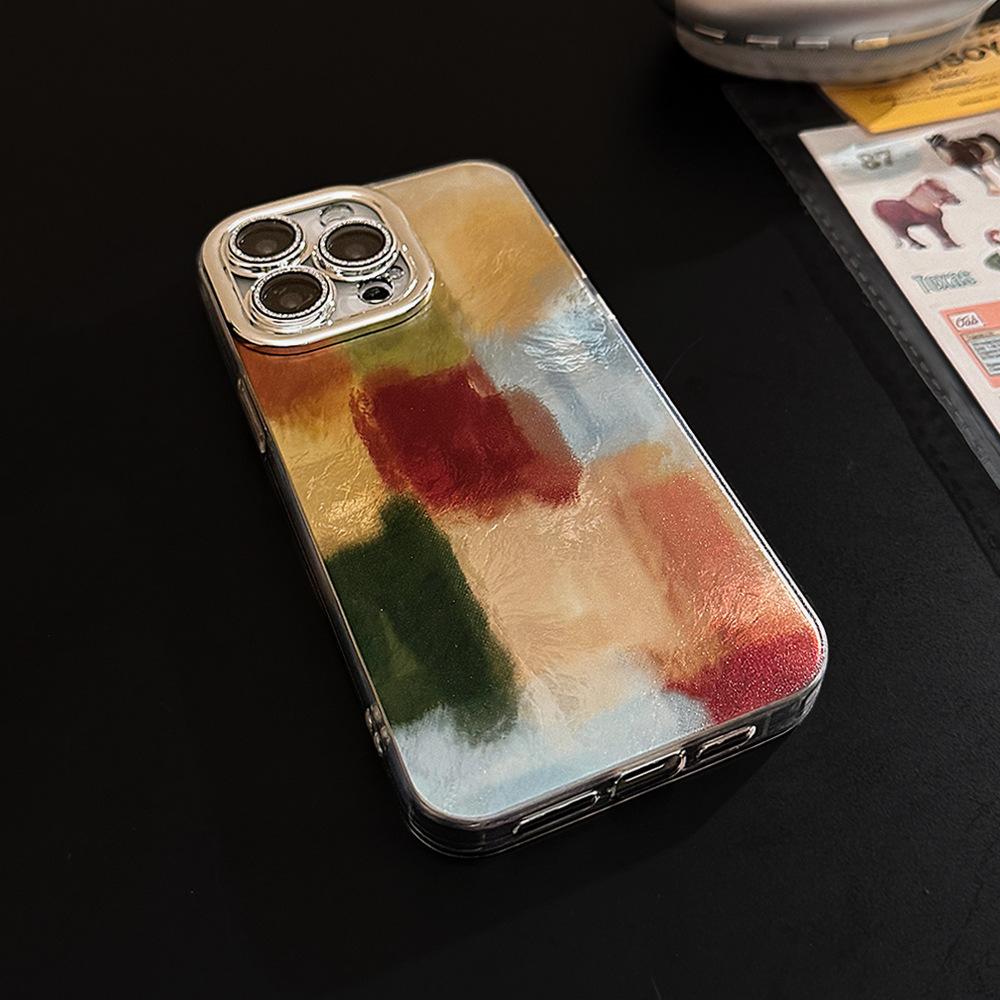 Vintage Color Clash Plaid Case for iPhone 17 iPhone 17 Pro Max