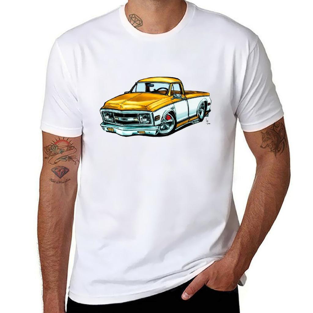 C10 Pickup Truck T-Shirt Funny T Shirts Cotton Cotton T Shirt Man T Shirt Personalised T-Shirt