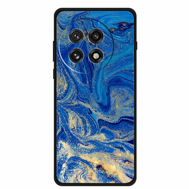 Hoesje Voor OnePlus 13R 13 R Schokbestendige Bumper Luxe Bloemenprint Zachte Siliconen Cover Voor OnePlus13R 5G Bumper 1+ 13R Telefoon Funda