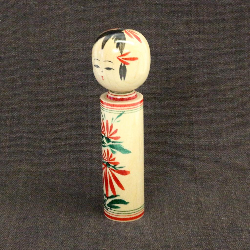 Japanese Souvenir Kokeshi Traditional Michinoku Kokeshi Doll, 12.1cm (4 Inches), Craft, Handmade, Naruko,