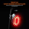 2PCS USB Rechargeable LED Bicycle Front Headlight Rear Tail Safety Light Kits Set