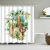Wild Animals Bath Curtains Lion Leopard Cat Bathroom Decorative Shower Curtains Bathtub Decoration Bath Curtains