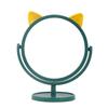 Cute Desktop HD Vanity Mirror Cat Ear Single Side Makeup Mirror Multifunctional Adjustable Makeup Princess Mirror