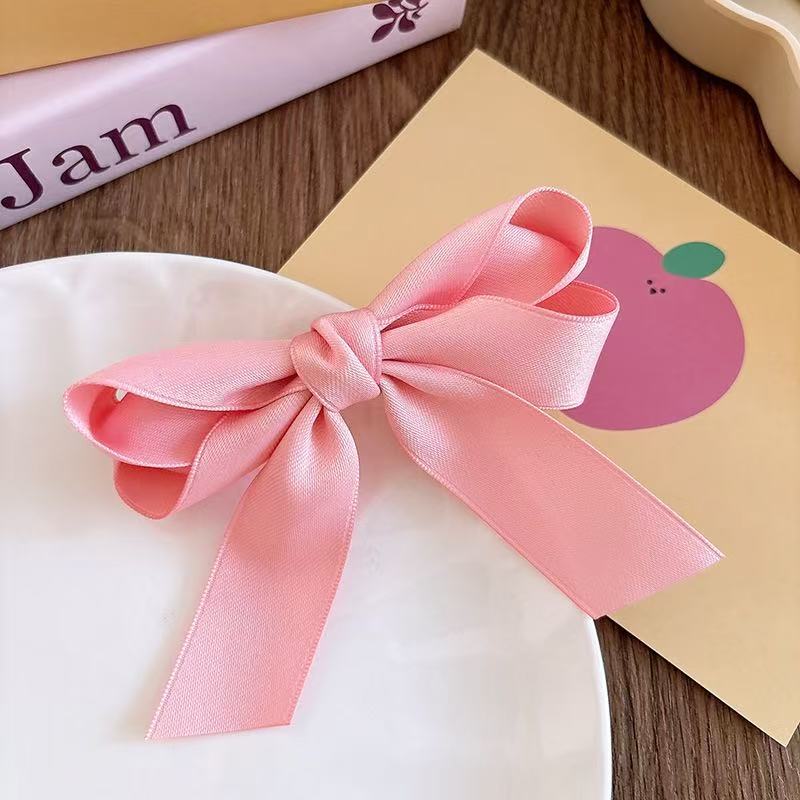 

Cute Hair Clips with Bow Design, Beige, Pink, and Black - Adorable Knit Accessories for Women and s, Perfect for Casual Wear or Vacation Outfits 1pc чорний