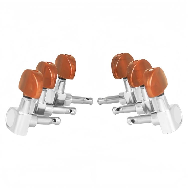 Heavy Type Guitar Tuning Pegs Fully Enclosed Mechanism Anti Corrosion Metal and ABS Material