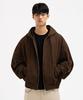 Underoff Crop Hooded Zip-Up Work Jacket Pale Purple