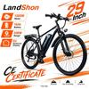 LandShon K29 29" Elektrické horské kolo 250W trvalý výkon(Špičkový výkon 1000W) 48V16AH E-MTB EU Sklad Nejlepší cena na trhu Rychlé nabíjení LED světlo