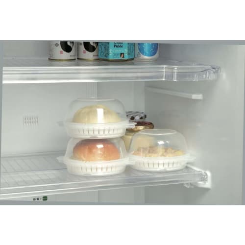 Skater Chinese Bun Case, 2 Pieces, Chinese Bun Steamer, Microwave Chinese Bun, Microwave Steamer, Basic SMA1-A