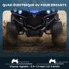 Ride-On ATV for Kids, 6V, Music and LED Headlights, 18-56 Months, 70 x 42 x 45 cm, Blue