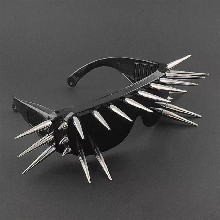 Trendy Spiked Novelty Club Sunglasses Bold Look for Shows, Cosplay, and More Photo Props