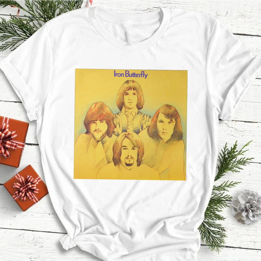 New IRON BUTTERFLY band music member Unisex S-234XL shirt Gift fans C242 Unisex T-Shirt L