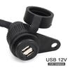 Für Yamaha MT-07 MT-09 SP Tracer FZ-09 FZ-07 Tracer XSR 700 900 Steckdosenadapter Motorrad Doppel-USB 12V Ladegerät Schwarzer Adapter