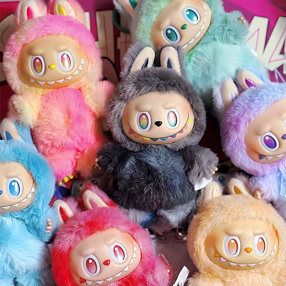 Labubu Doll Set Hat 17cm Clothes Shoes Doll DIY Accessories Training Sitting Party Games Toys Gifts