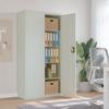 VidaXL Light Grey Filing Cabinet 90x40x180 Cm Steel 339753