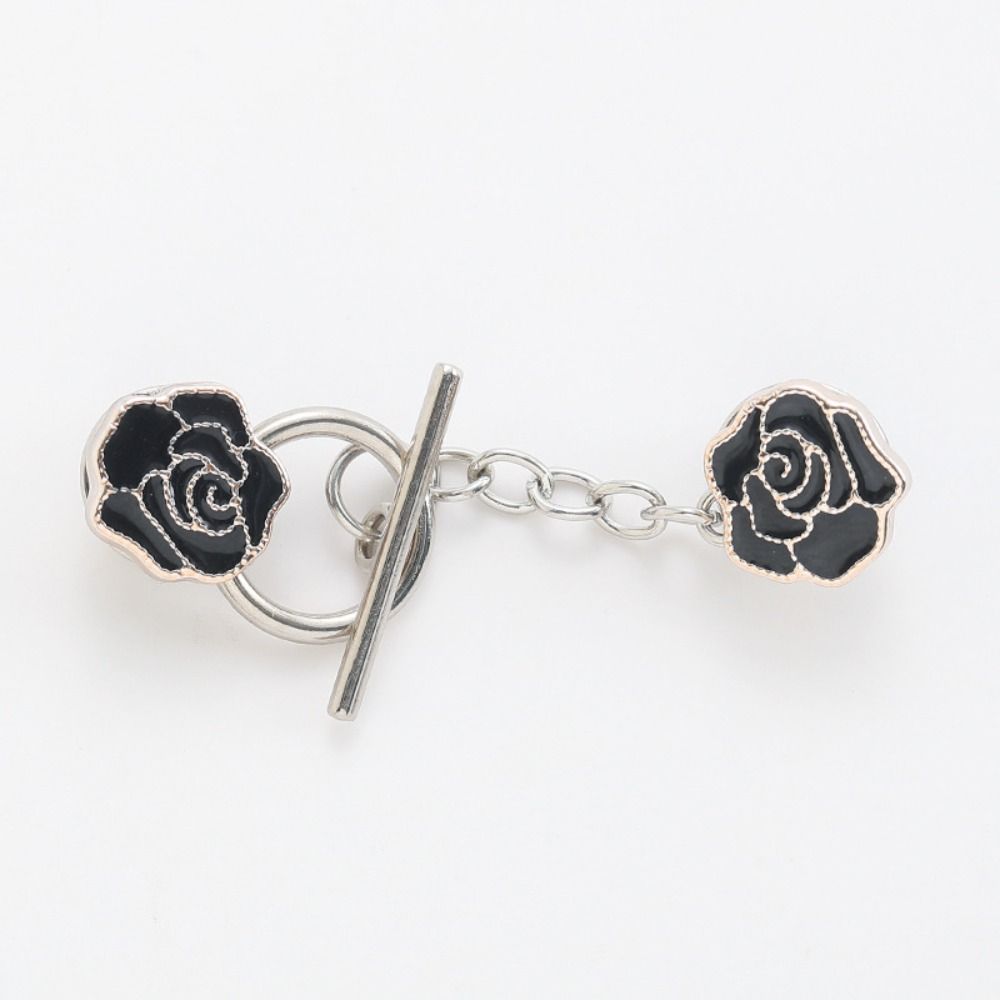 

Кардиган без гвоздей OT Пряжка Закрыть вырез Декоративная брошь Камелия Анти-свет Брошь Фиксированная одежда Подгонка Затягивающиеся пряжки