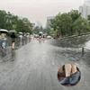 Wear-resistant Silicone Rain Shoe Covers 1 Pair Rubber Waterproof Boot Covers For Outdoor Rainy Days