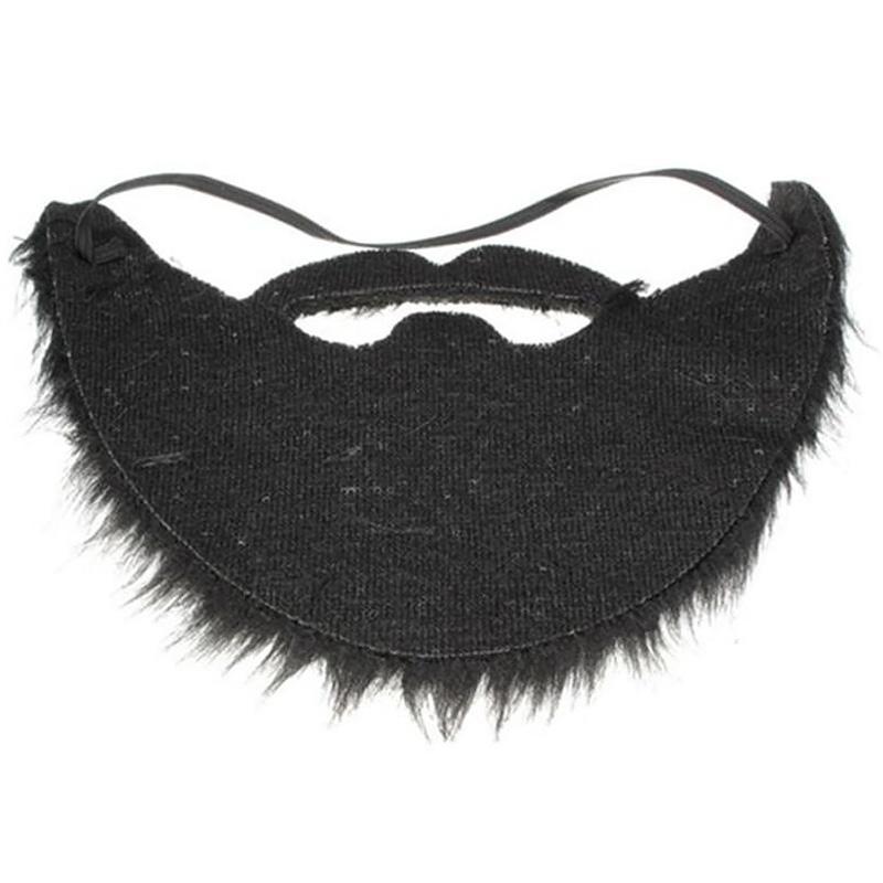 Maskeradeball Rekvisitter Morsomt Kostyme Bart Halloweenfest Mustasje Piratfest Dekorasjon Svart Falsk Skjegg Mustasje