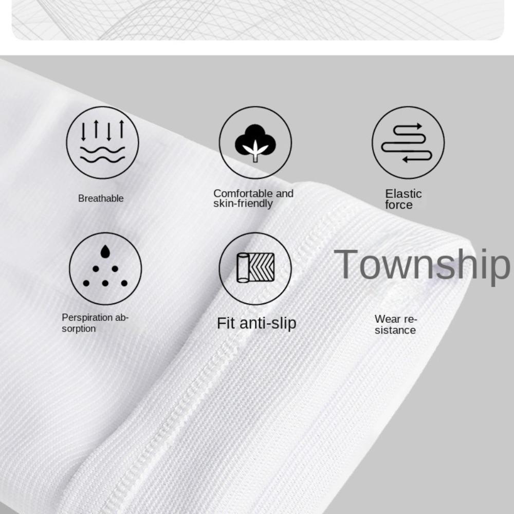 White Ankle Support Nylon Achilles Tendon Brace New Compression Strap Pain Relief