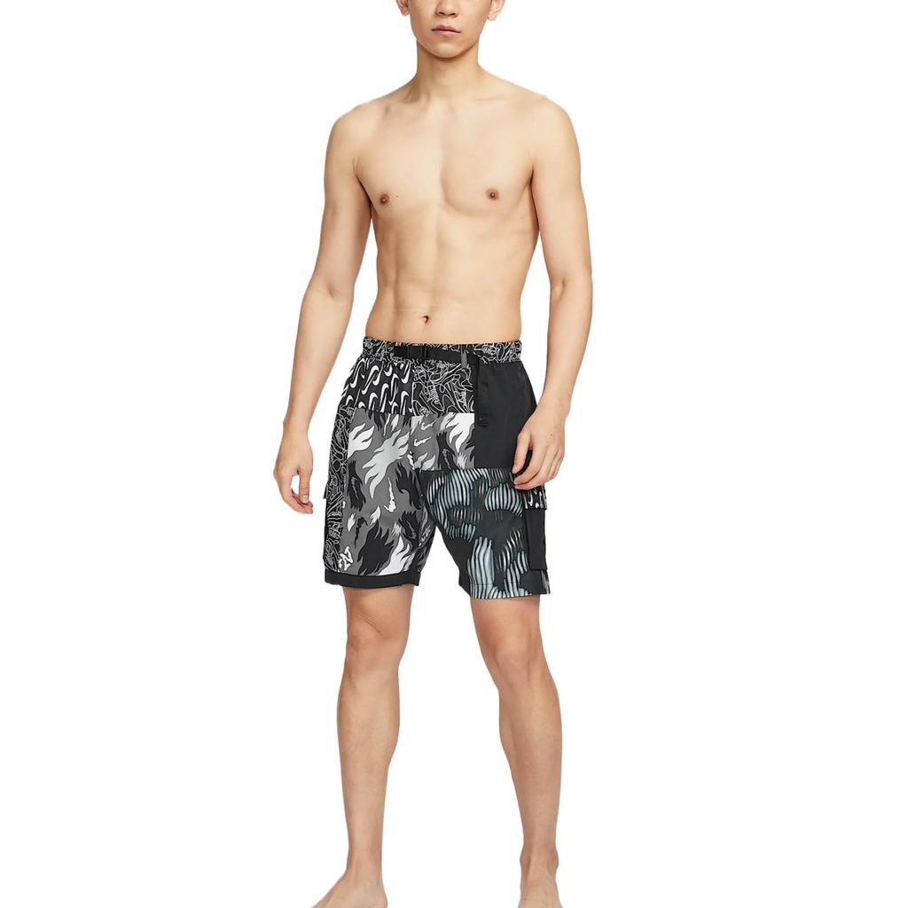 Nike Swim Voyage Stylish Minimalist Trendy Beach Shorts Men Shorts Black FZ7373-034