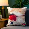 Cute Girl School Decorations 2 Pillow Case Natural Linen Pillow Case Double-Sided Decor Sofa Pillowcase Home Decor